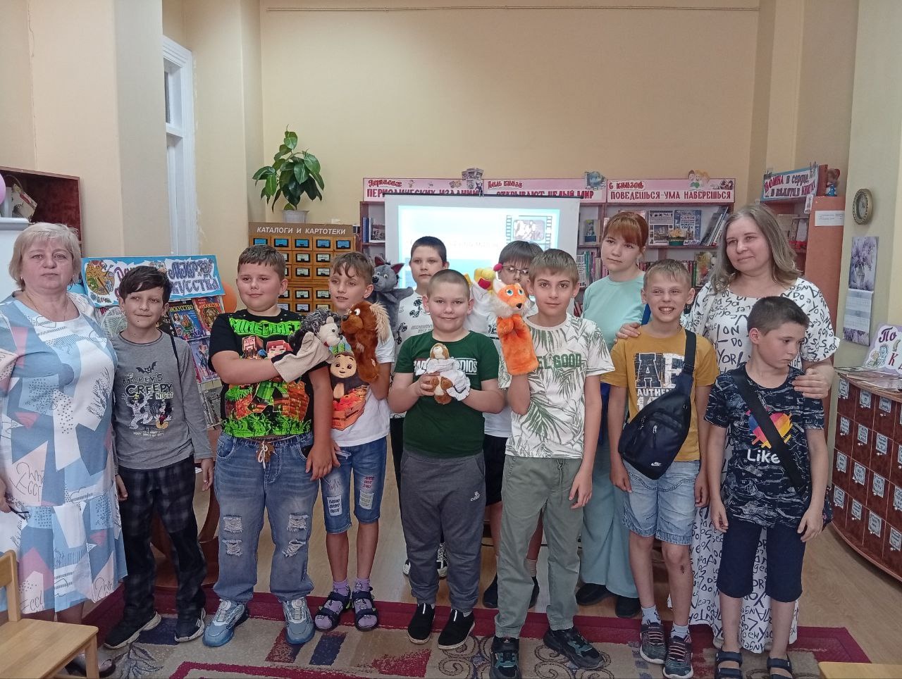 Посещение библиотеки им. Кирова.